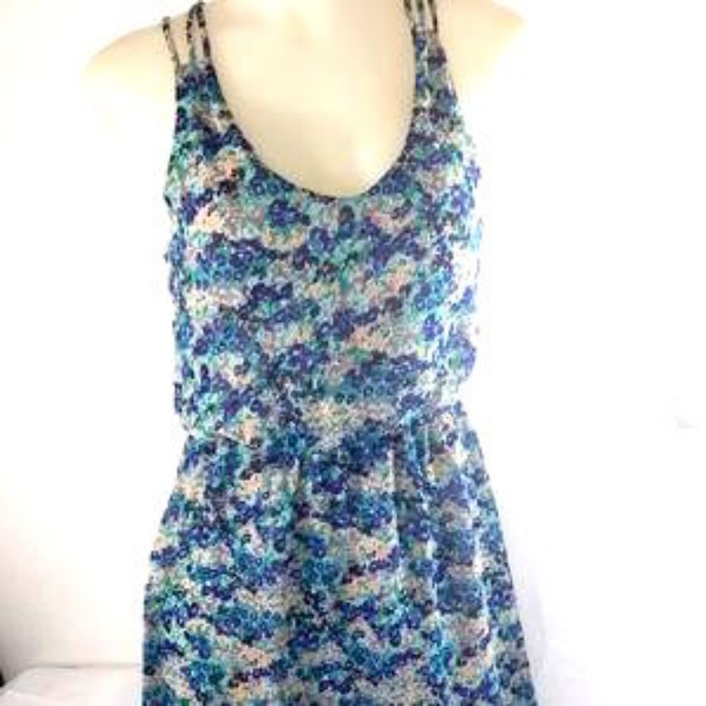 Lush Scoop Neck Racer Back Dress XS